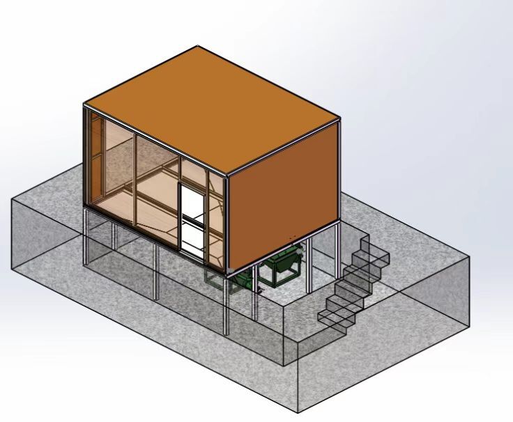 液體濕式噴砂房，水噴砂房